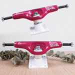 Tensor Skateboard Trucks In Lega Viola/Raw – 5.5 (21.2 Cm) Coppia Per Skate